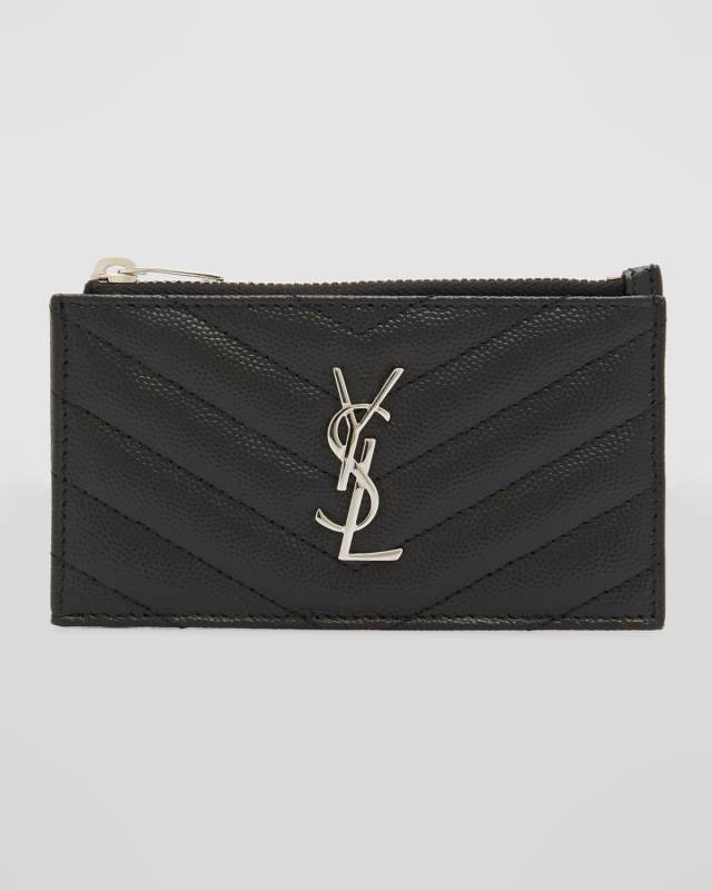 Fragments YSL Quilted Leather Card Case